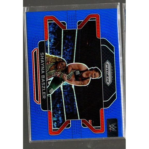 2022 Panini Prizm WWE Prizms Blue #100 Shayna Baszler /199 Near Mint Mint Baseball Card
