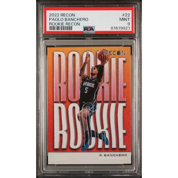 2022 Panini Recon Paolo Banchero #22 RC PSA 9