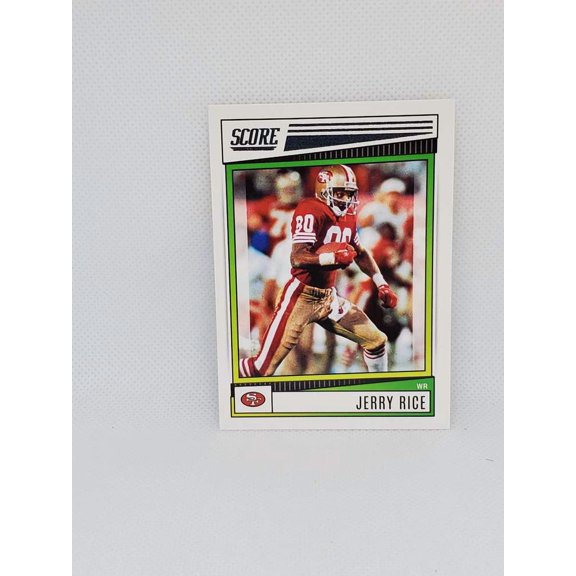 2022 Panini Score Jerry Rice 49ers #170 Football Card San Francisco 49ers NFL Football Trading Card