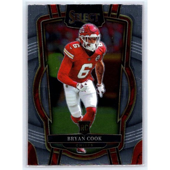2022 Panini Select Bryan Cook #252 RC Kansas City Chiefs NFL FOOTBALL Trading Card