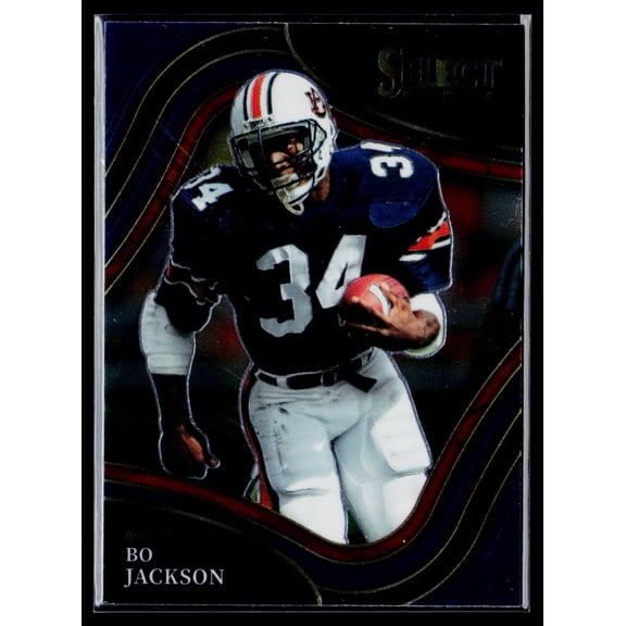 2022 Panini Select Draft Picks Bo Jackson Auburn Tigers #166 Football Card