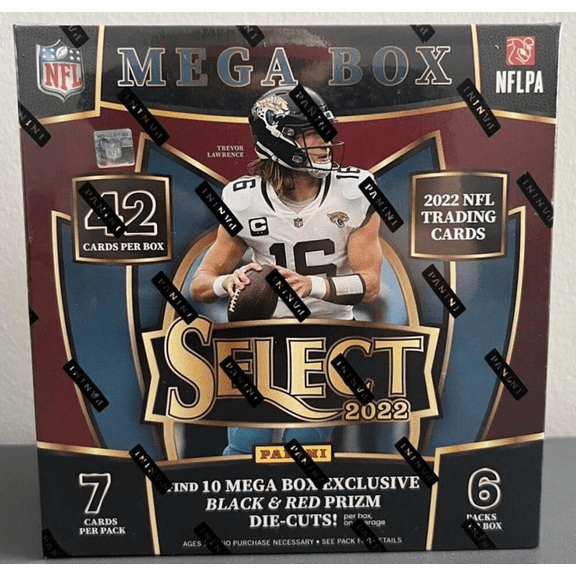 2022 Panini Select NFL Football Trading Cards Mega Box