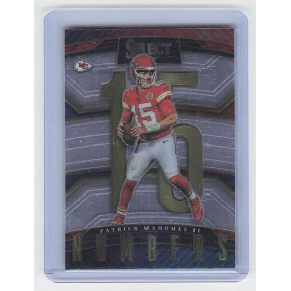 2022 Panini Select Patrick Mahomes II #SN-1 Select Numbers Kansas City Chiefs NFL FOOTBALL Trading Card