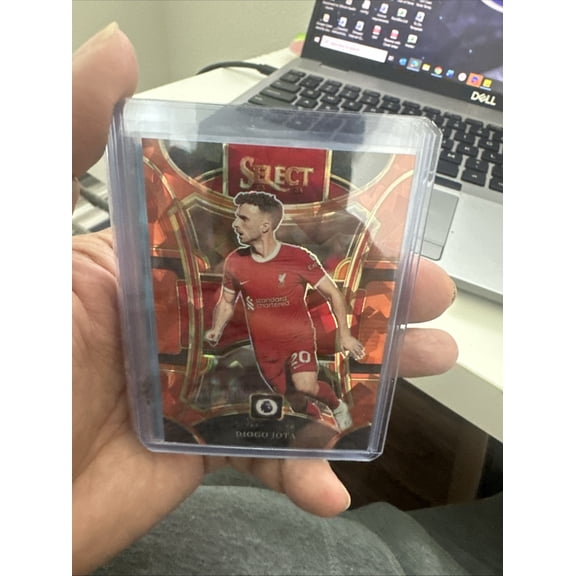 2022 Panini Select Premier League Orange Ice Prizm #152 Diogo Jota Liverpool Soccer Card
