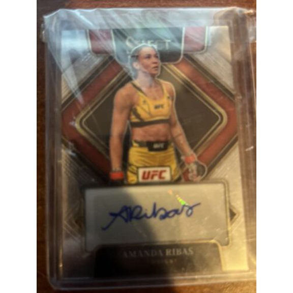 2022 Panini Select UFC Amanda Ribas Auto Autograph #SG-ARB Flyweight