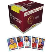 2022 Panini World Cup Soccer Trading Cards 50-Pack Sticker Box