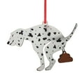 2022 Personalized Poop Dog Christmas Tree Decoration Pendant Wooden Car