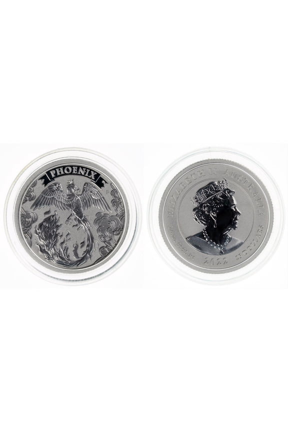 2022 Perth Mint Australia Phoenix 1/4 oz Platinum Coin - In Capsule