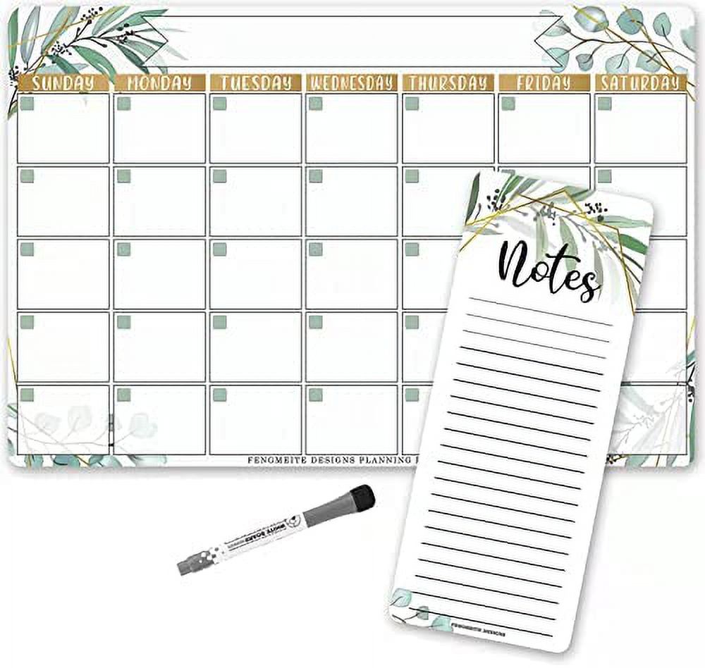 2022 Planner Dry Erase Calendar for Fridge White Planning Board for Family Office