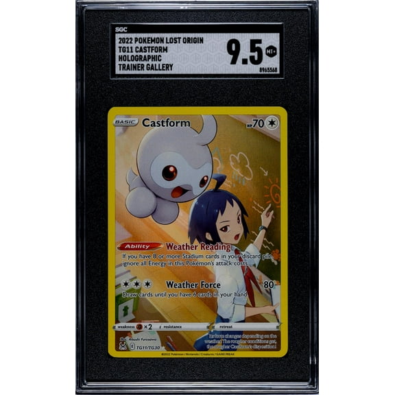 2022 Pokemon Lost Origin #TG11/TG30 Castform Trainer Gallery SGC 9.5
