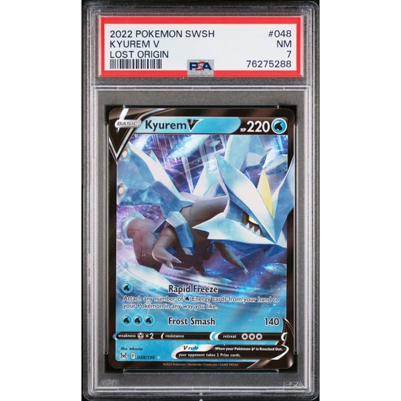 2022 Pokemon Sword & Shield Lost Origin Kyurem V Lost Origin PSA 7 #048