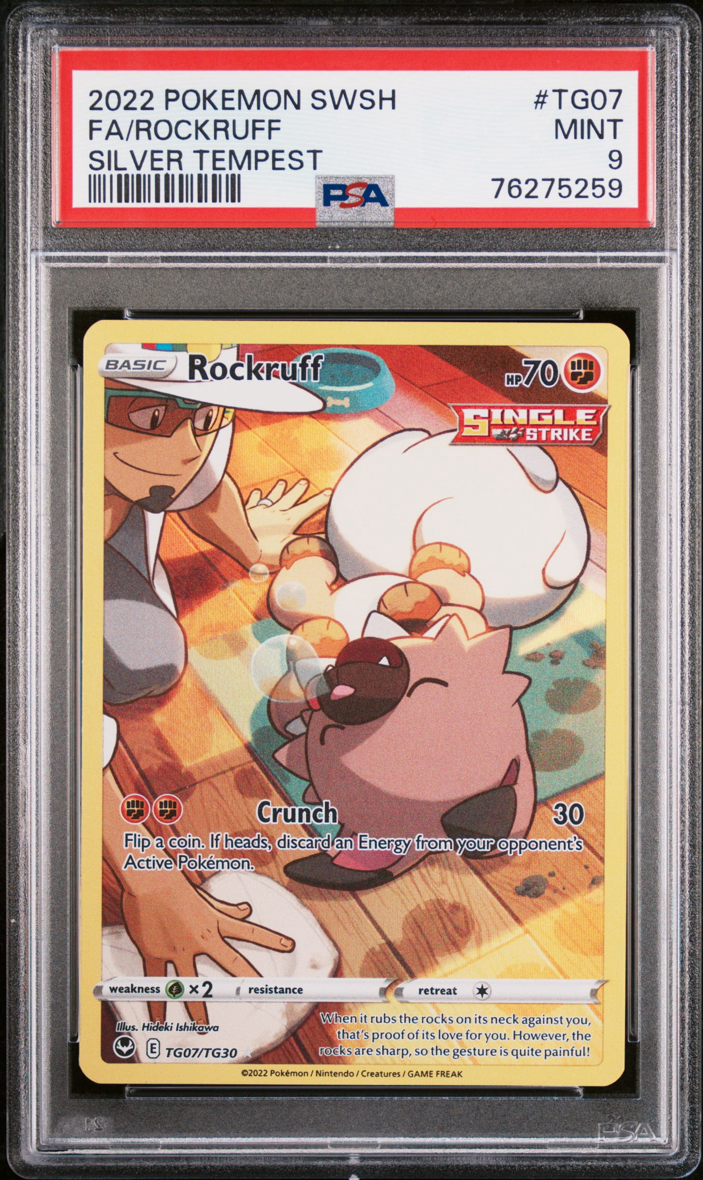 rockruff pokemon card price SV23/SV94 Hidden Fates Shiny Holo Rare Near Mint Evolves from null Type Rockruff (Celestial Guardians #172/239, 1-Star)