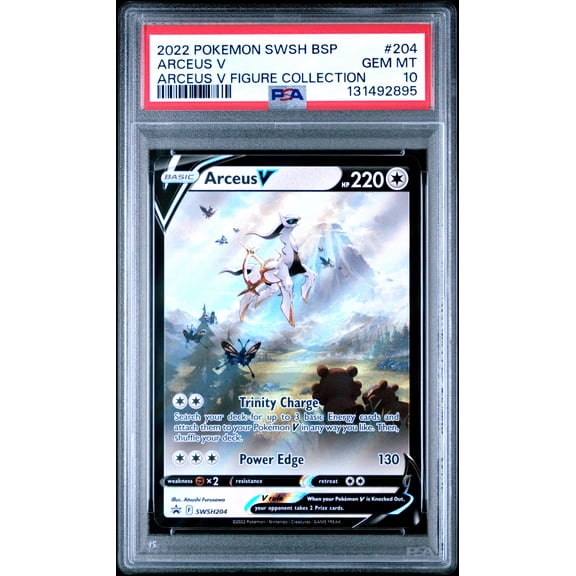 2022 Pokemon Swsh Black Star Promo Arceus V Arceus V Figure Collection PSA 10 #204