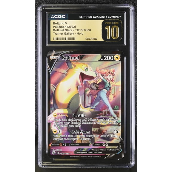 2022 Pokemon #TG13/TG30 Boltund V Trainer Gallery CGC 10