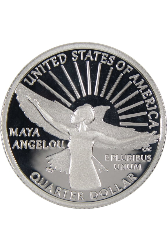 2022 S Maya Angelou American Women Quarter .999 Silver 25c Proof Coin