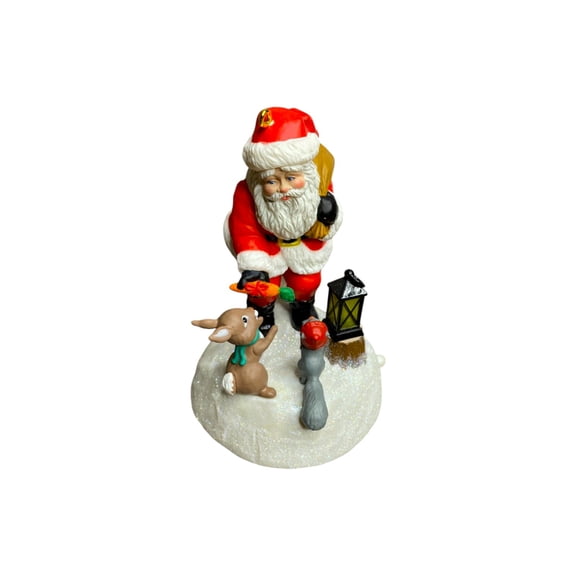 2022 Santa’s Forest Friends Magic Light & Sound (Santa’s Forest Friends) Hallmark Keepsake Christmas Tree Ornaments QGO2446