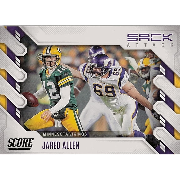 2022 Score Jared Allen #SA-JA Sack Attack HOF