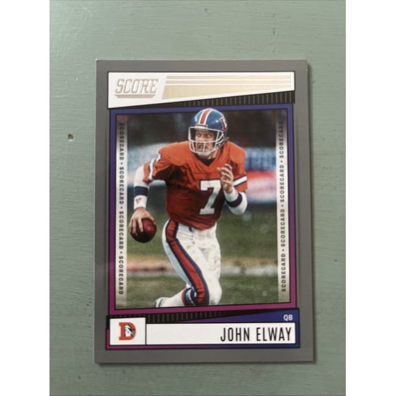 2022 Score John Elway #83 Scorecard