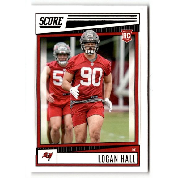 2022 Score Logan Hall #359 Rookie NM Near Mint Tampa Bay Buccaneers Football Card Tampa Bay Buccaneers NFL Football Trading Card