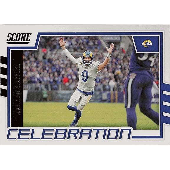 2022 Score Matthew Stafford #C-MS Celebration