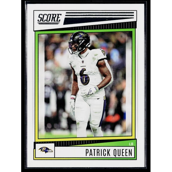 2022 Score Patrick Queen #186