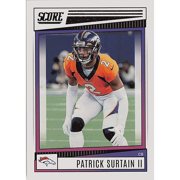 2022 Score Patrick Surtain II #82