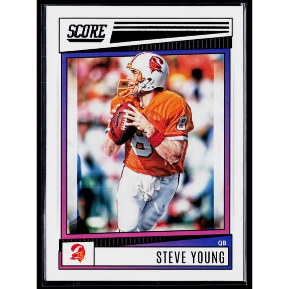 2022 Score Tampa Bay Buccaneers Steve Young #72 Scorecard Football Card Near Mint