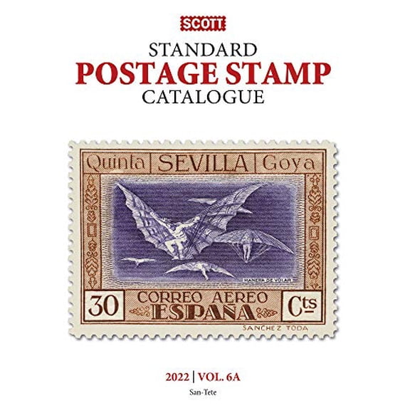 Pre-Owned 2022 Scott Stamp Postage Catalogue Volume 6: Cover Countries San-Z : Scott Stamp Postage Catalogue Volume 6: Countries San-Z (Paperback) 9780894876189