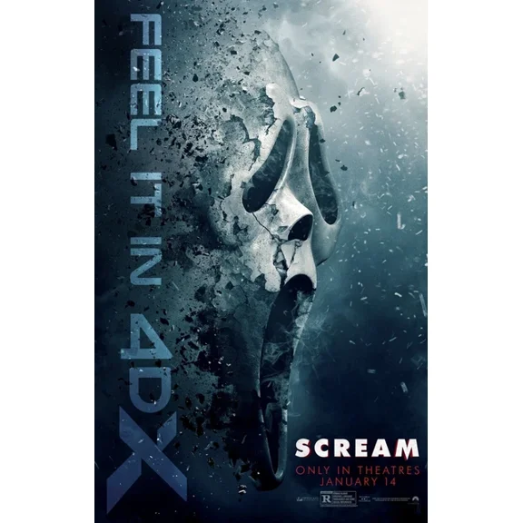 2022 Scream Movie Poster Sidney Prescott Dewey Woodsboro UNFRAMED PAPER POSTER, Home Decor