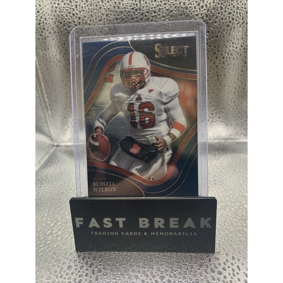Near Mint 2022 Panini Select Draft Picks #171 Blue Parallel Russell Wilson Rookie Base Seahawks