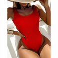 thumbnail image 1 of 2022 Sexy Women One Piece Swimsuit Swimwear Female Solid Push Up Thong Bather Bathing Suit Monokini Brazilian Swimming Suits, 1 of 7
