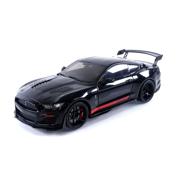 2022 Shelby GT500 "Code Red" Black with Red Stripes 1/18 Diecast Model Car by Solido