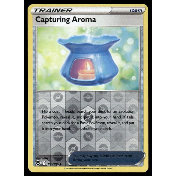 2022 Silver Tempest Capturing Aroma Reverse Holo Uncommon #153/195