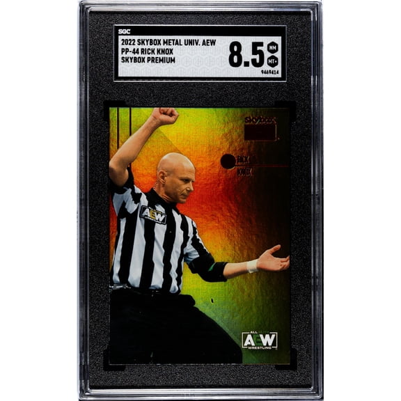 2022 Skybox Metal Universe Aew #PP-44 Rick Knox Skybox Premium SGC 8.5