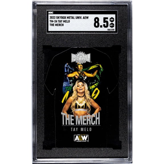 2022 Skybox Metal Universe Aew #TM-24 Tay Melo The Merch SGC 8.5