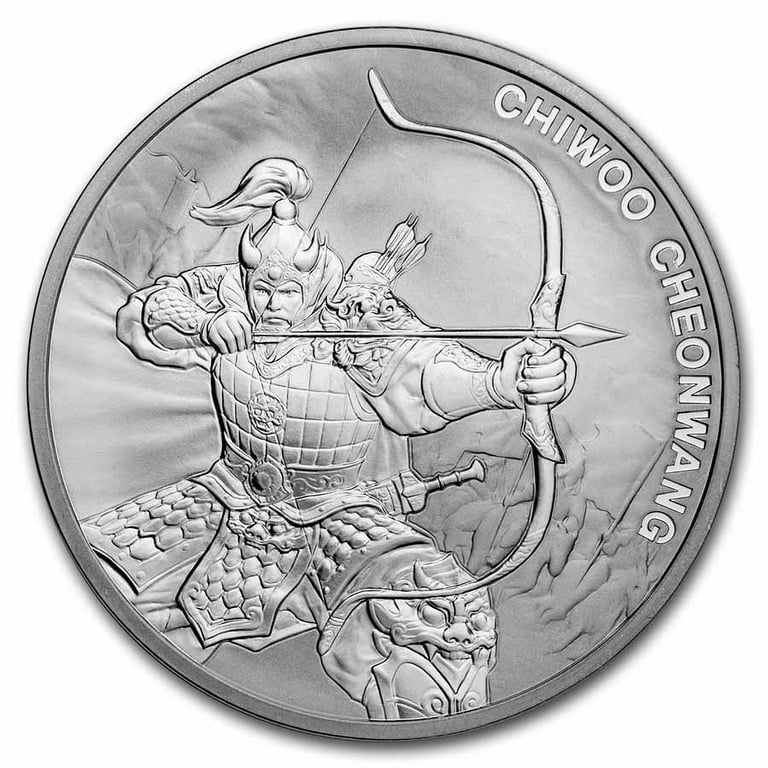 2022 South Korea 1 oz Silver Chiwoo Cheonwang BU - Walmart.com