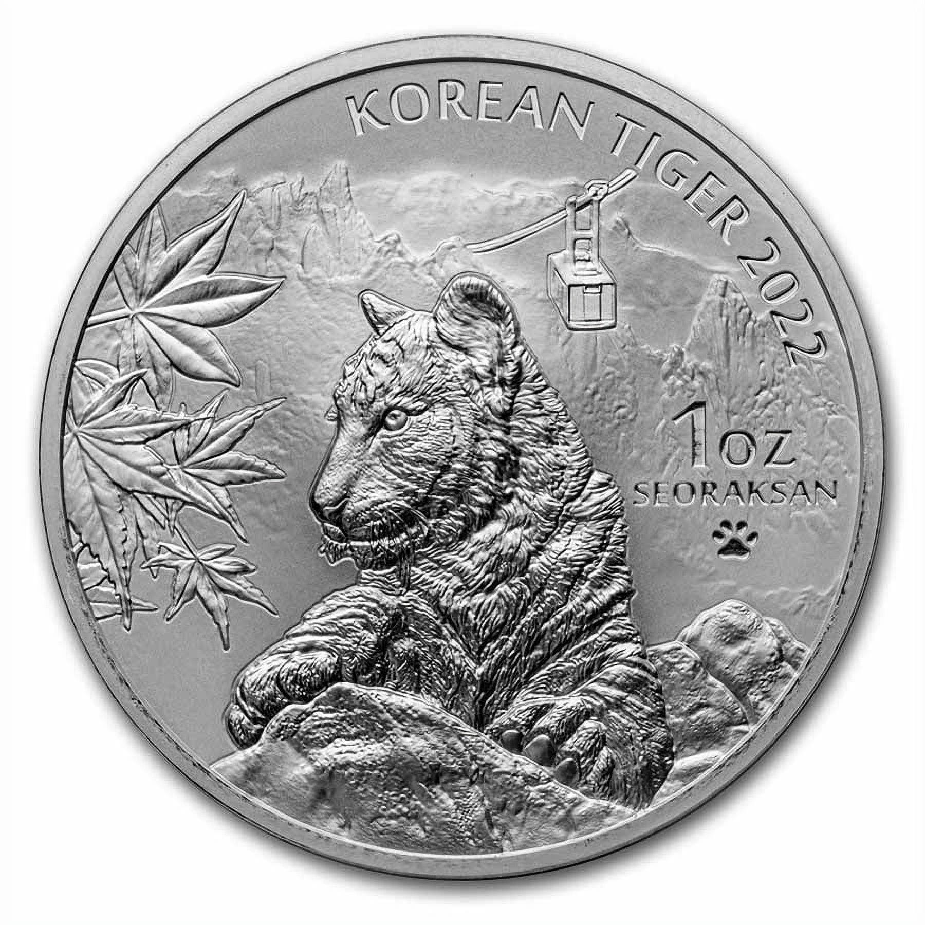 KOMSCO 2022 South Korea 1 oz Silver Tiger BU