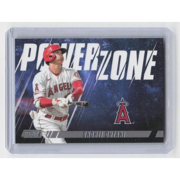 2022 Topps Stadium Club Power Zone Red Shohei Ohtani PZ-9 Los Angeles Angels Baseball Card Near Mint