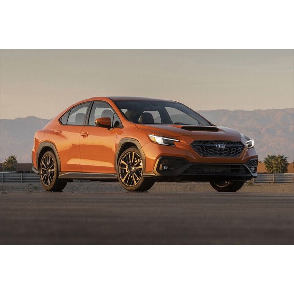 2022 Subaru WRX Limited Motorsport Vehicle Art Wall Decor - 20x30 Inch Glossy Laminated Poster - Stunning Detail and Bold Colors