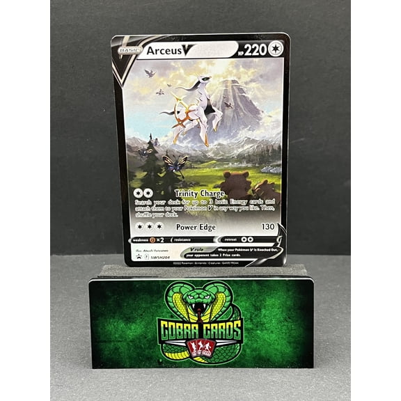 2022 Sword & Shield Arceus V Holo Black Star Promo FA #SWSH204