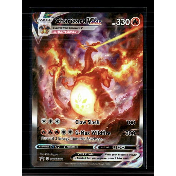 2022 Sword & Shield Charizard VMAX Holo Black Star Promo #SWSH261