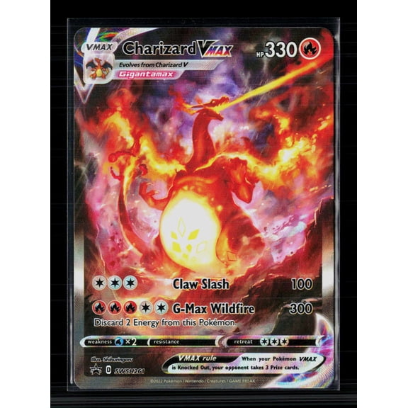 2022 Sword & Shield Charizard VMAX Holo Black Star Promo #SWSH261
