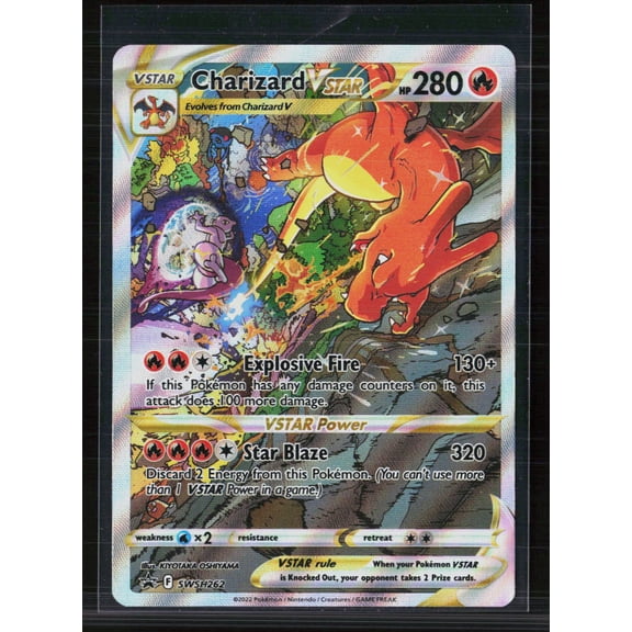 2022 Sword & Shield Charizard VSTAR Holo Black Star Promo #SWSH262