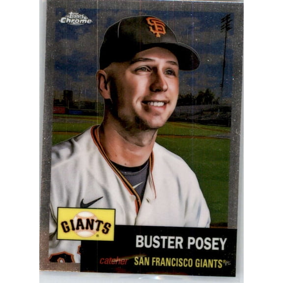 2022 TOPPS CHROME PLATINUM ANNIVERSARY #155 BUSTER POSEY SAN FRANCISCO GIANTS