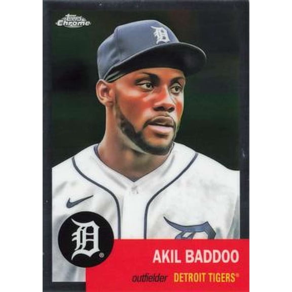 2022 TOPPS CHROME PLATINUM ANNIVERSARY #228 AKIL BADDOO DETROIT TIGERS