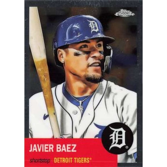 2022 TOPPS CHROME PLATINUM ANNIVERSARY #331 JAVIER BAEZ DETROIT TIGERS