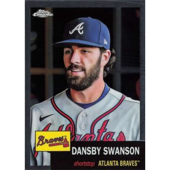 2022 TOPPS CHROME PLATINUM ANNIVERSARY #69 DANSBY SWANSON ATLANTA BRAVES