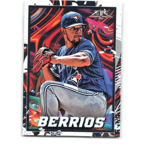 2022 TOPPS FIRE #140 JOSE BERRIOS TORONTO BLUE JAYS