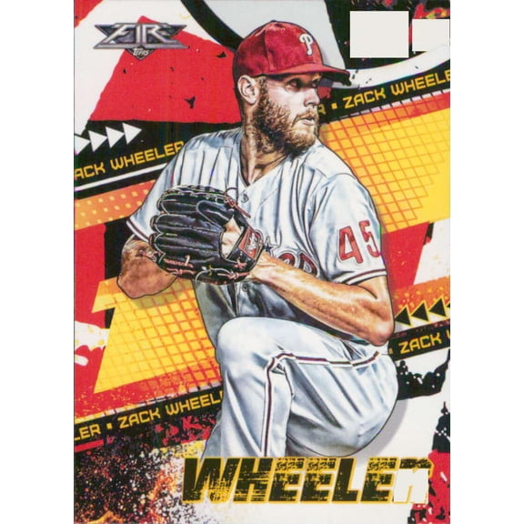 2022 TOPPS FIRE #164 ZACK WHEELER PHILADELPHIA PHILLIES