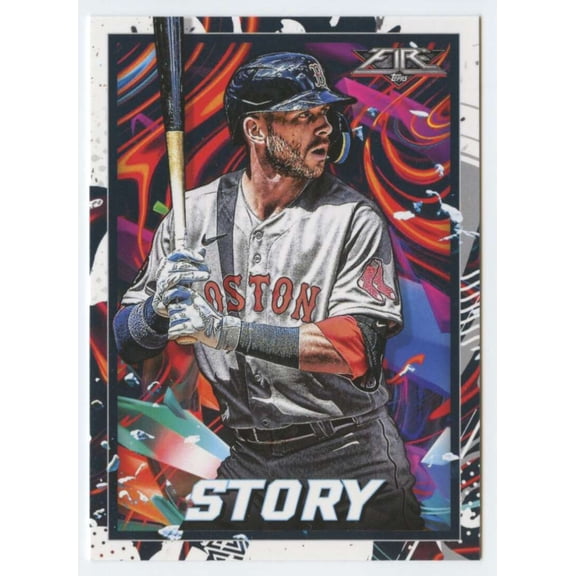2022 TOPPS FIRE #66 TREVOR STORY BOSTON RED SOX